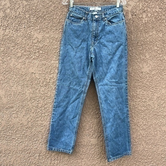 Vintage Tommy Hilfiger Size 6 Jeans Flag Patriots Pockets Light Blue Washed - Picture 15 of 16